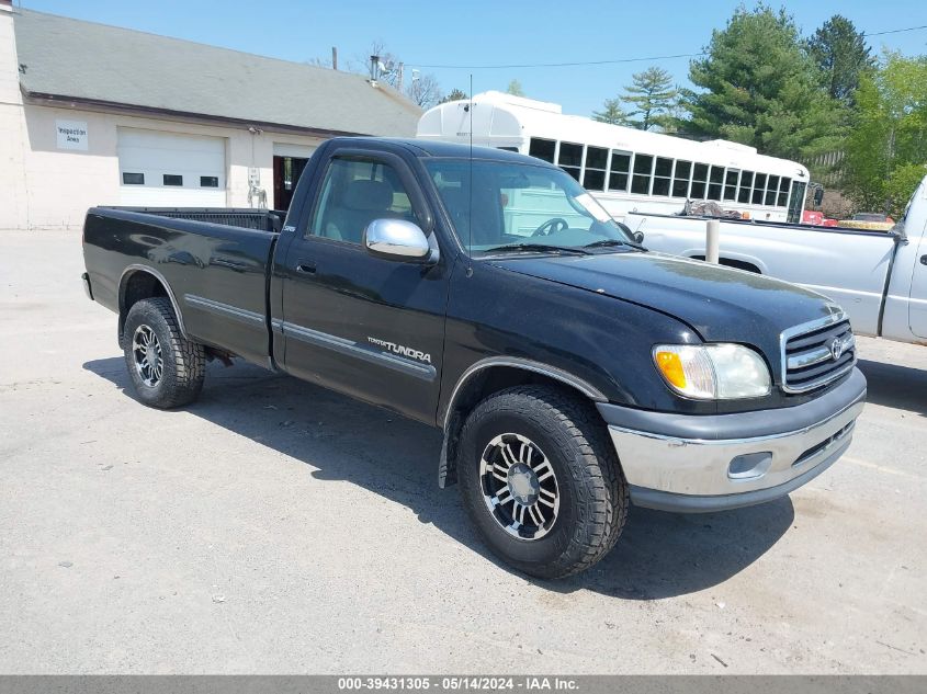 2002 Toyota Tundra Sr5 V8 VIN: 5TBKT44162S290084 Lot: 39431305