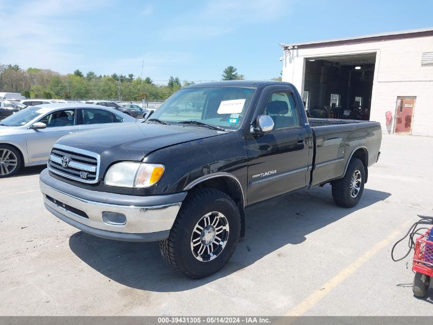 2002 Toyota Tundra Sr5 V8 VIN: 5TBKT44162S290084 Lot: 39431305