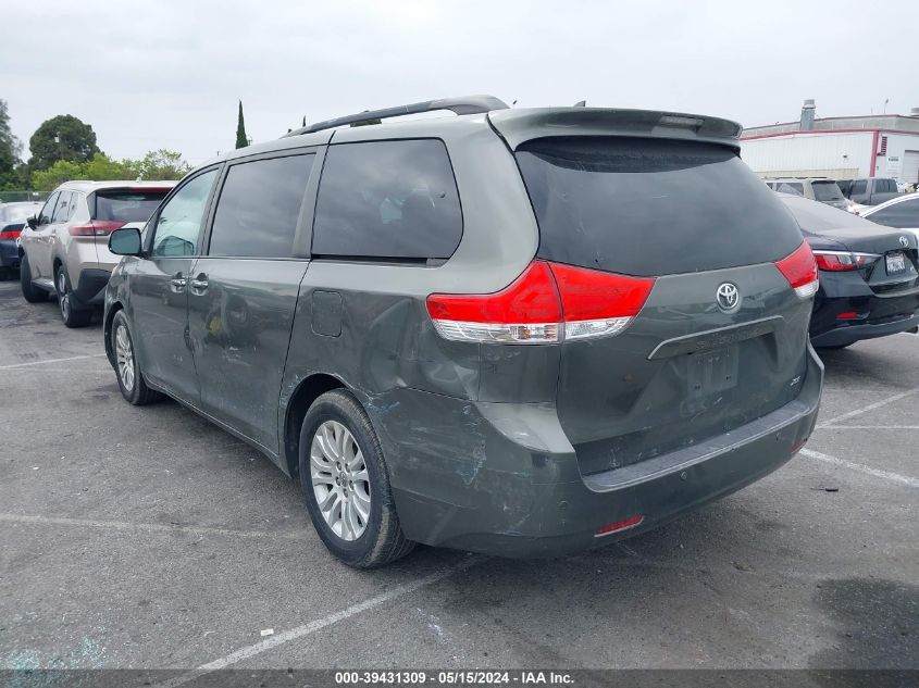 2011 Toyota Sienna Xle V6 VIN: 5TDYK3DC3BS144662 Lot: 39431309