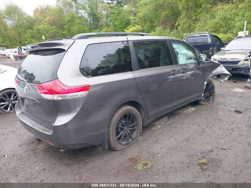 2014 Toyota Sienna Xle 7 Passenger VIN: 5TDDK3DC1ES091608 Lot: 39431332