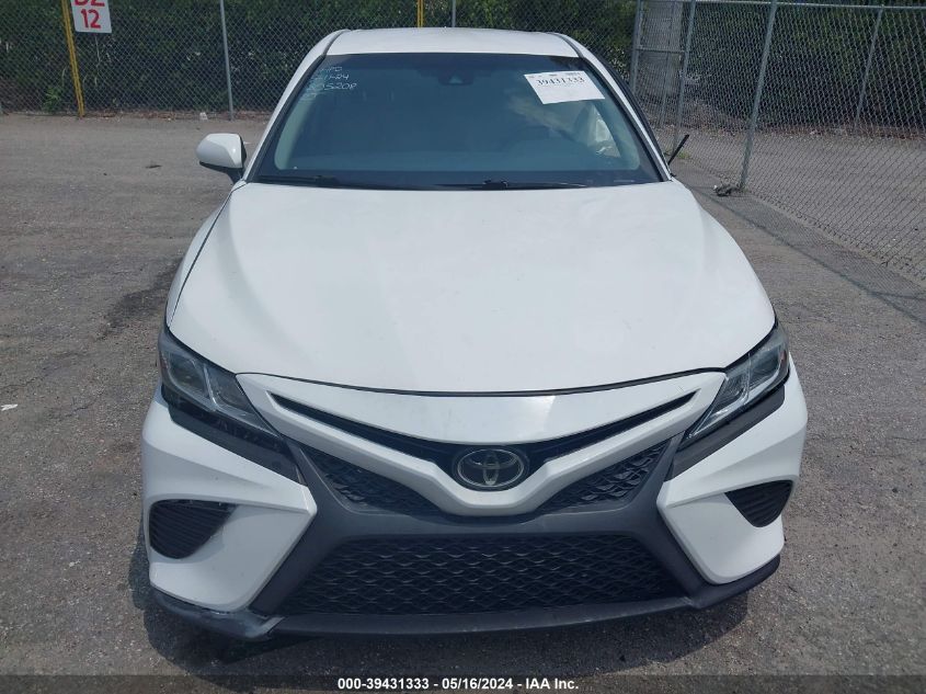 2019 Toyota Camry Se VIN: 4T1B11HK3KU805208 Lot: 39431333