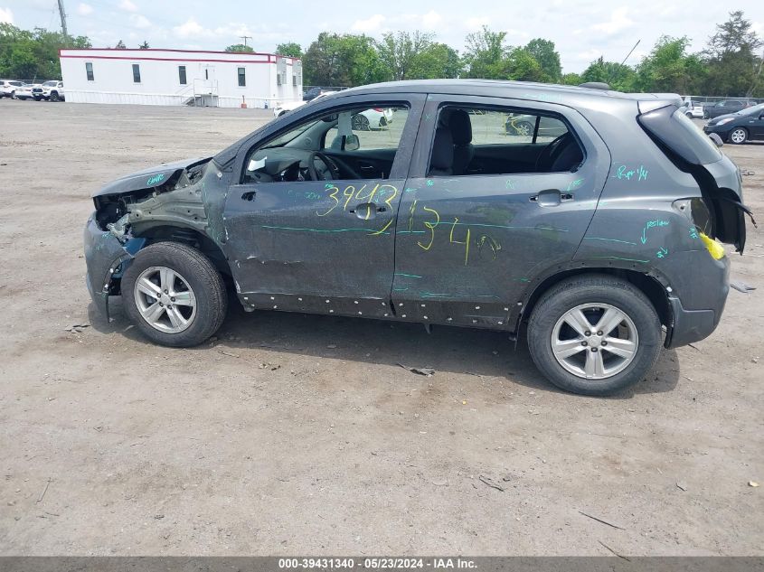 2020 Chevrolet Trax Fwd Ls VIN: 3GNCJKSB8LL186633 Lot: 39431340