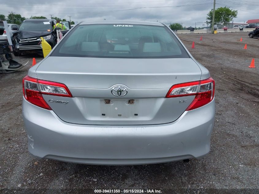 2012 Toyota Camry Le VIN: 4T4BF1FK8CR245858 Lot: 39431350