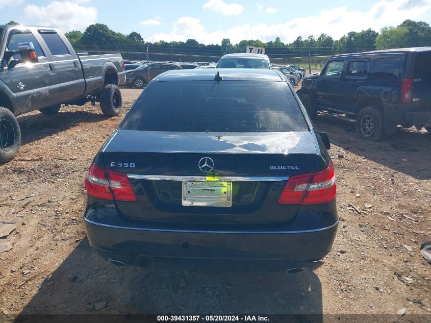 2012 Mercedes-Benz E 350 Bluetec VIN: WDDHF2EBXCA613755 Lot: 39431357