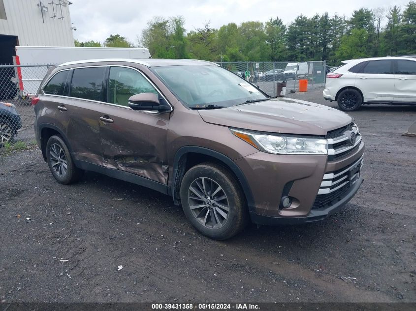 2019 Toyota Highlander Xle VIN: 5TDJZRFHXKS994569 Lot: 39431358