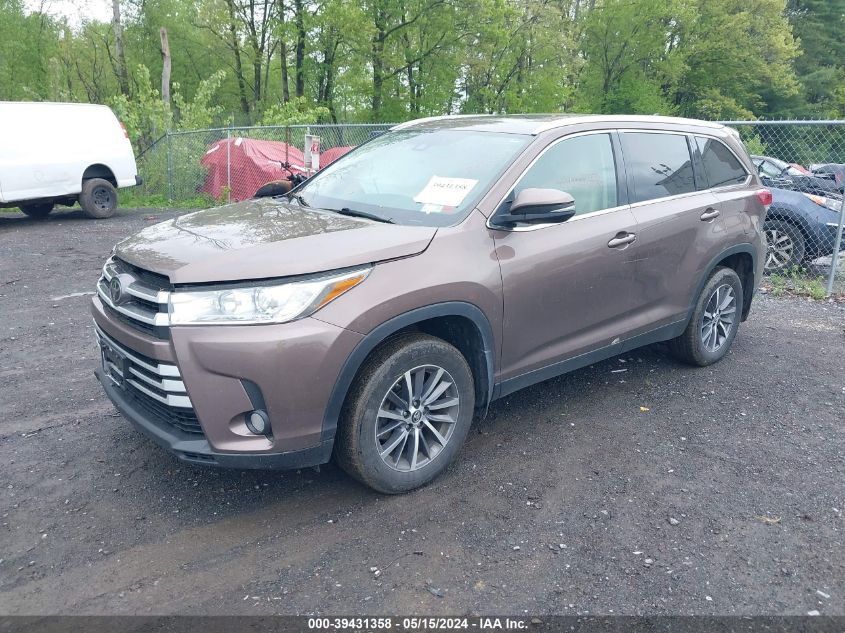 2019 TOYOTA HIGHLANDER VIN: 5TDJZRFHXKS994569