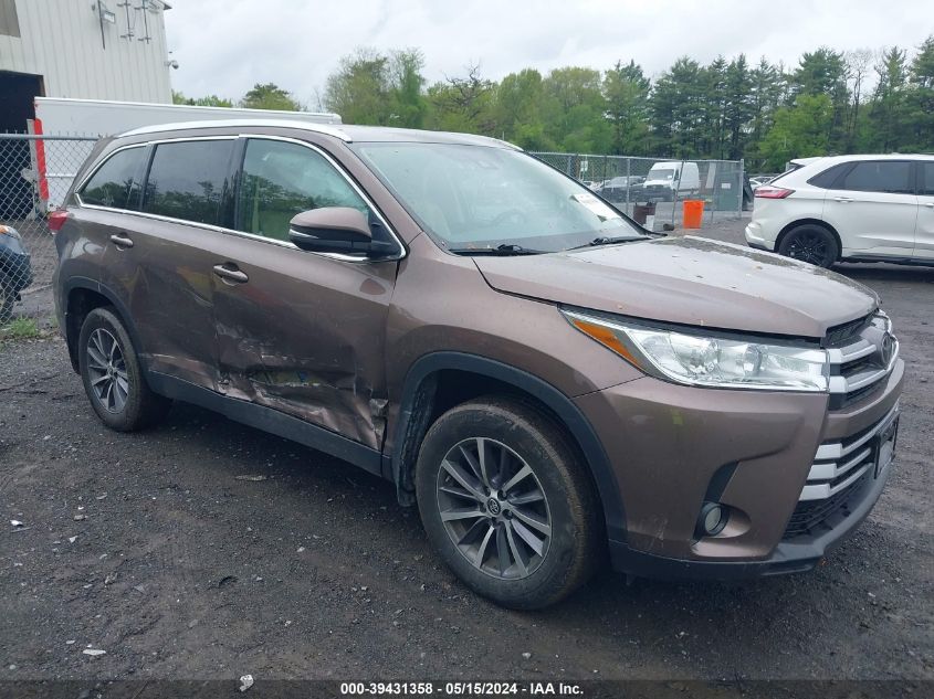 2019 Toyota Highlander Xle VIN: 5TDJZRFHXKS994569 Lot: 39431358