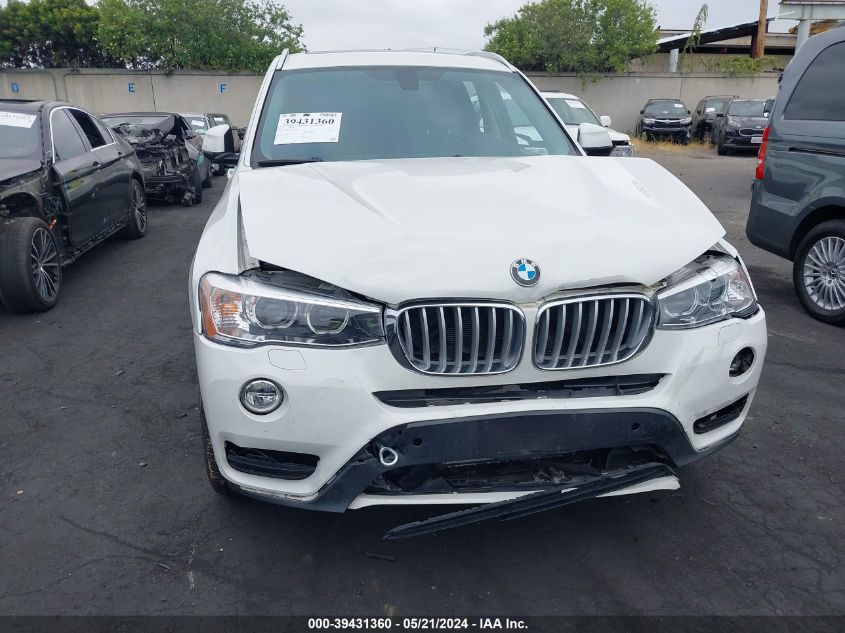 2017 BMW X3 xDrive35I VIN: 5UXWX7C33H0W39424 Lot: 39431360