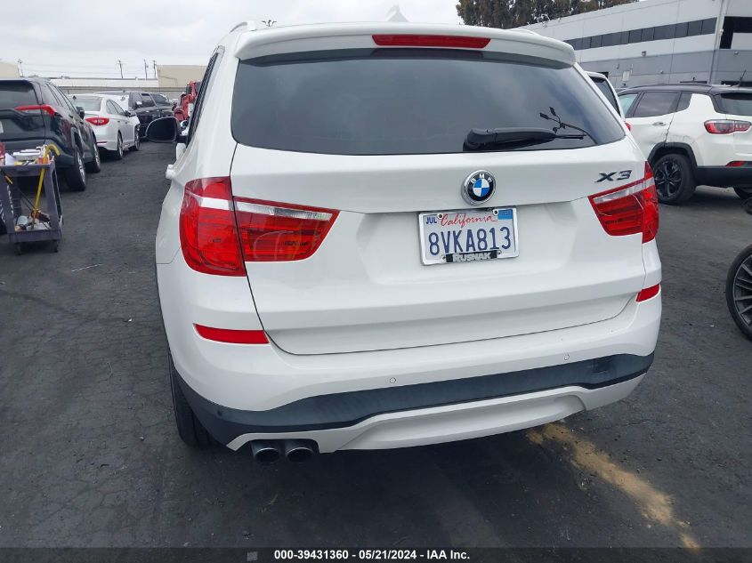 2017 BMW X3 xDrive35I VIN: 5UXWX7C33H0W39424 Lot: 39431360