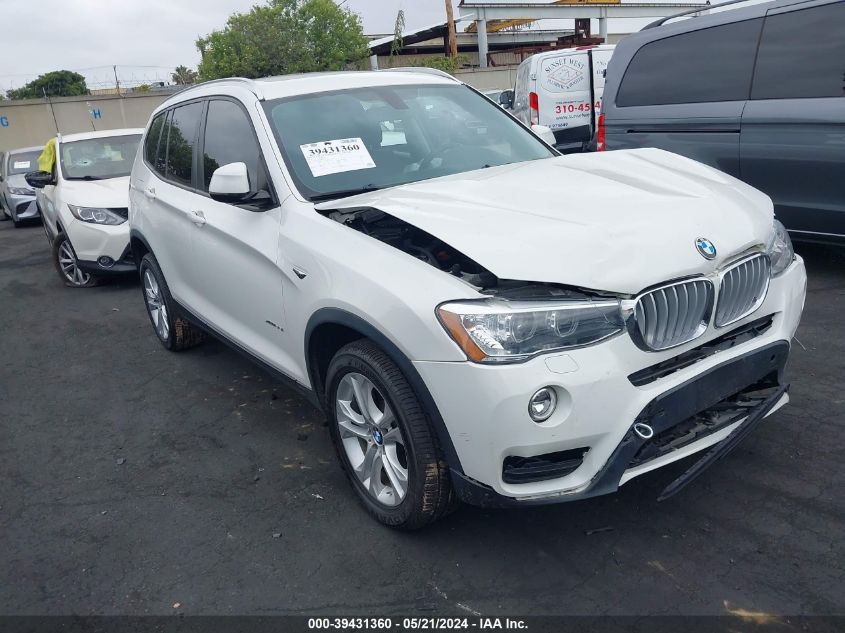 2017 BMW X3 XDRIVE35I - 5UXWX7C33H0W39424