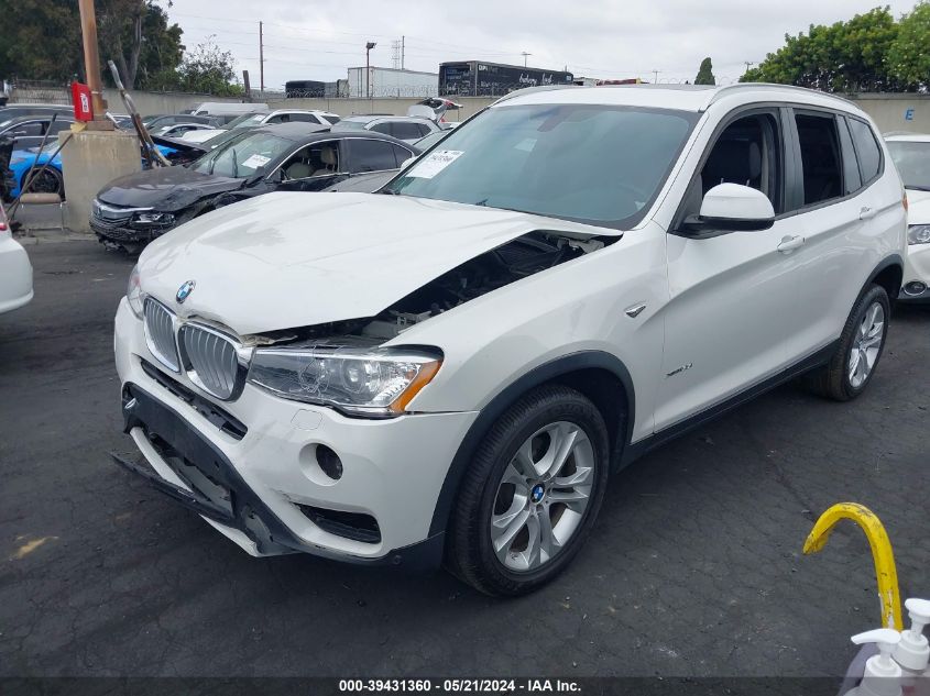 2017 BMW X3 xDrive35I VIN: 5UXWX7C33H0W39424 Lot: 39431360