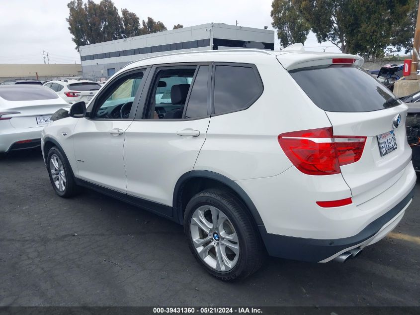 2017 BMW X3 xDrive35I VIN: 5UXWX7C33H0W39424 Lot: 39431360