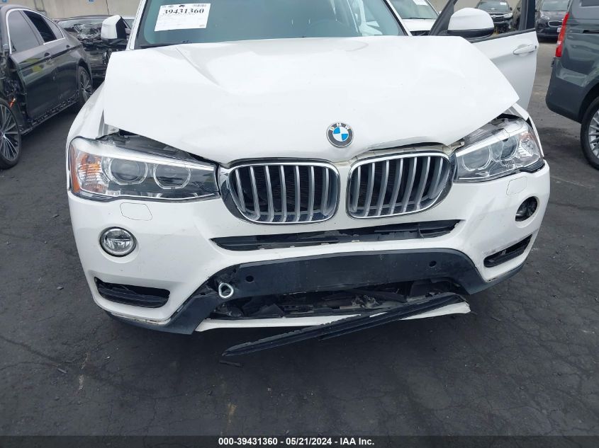 2017 BMW X3 XDRIVE35I - 5UXWX7C33H0W39424