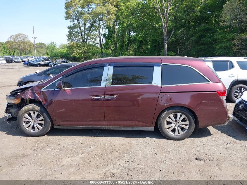 2014 Honda Odyssey Ex-L VIN: 5FNRL5H69EB135703 Lot: 39431368