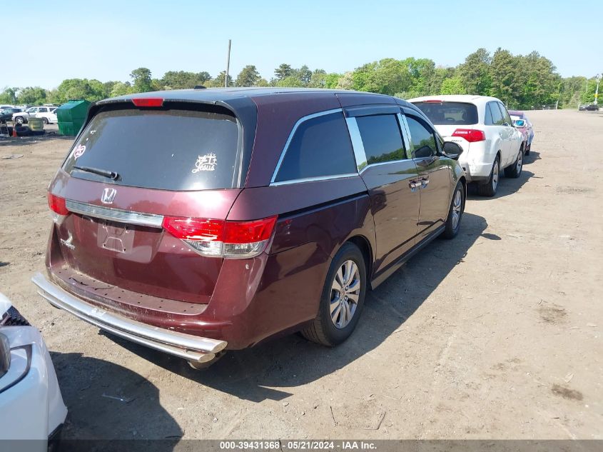 2014 Honda Odyssey Ex-L VIN: 5FNRL5H69EB135703 Lot: 39431368