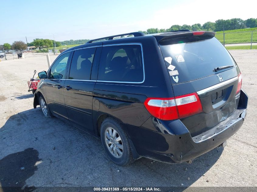 2005 Honda Odyssey Touring VIN: 5FNRL38855B102381 Lot: 39431369