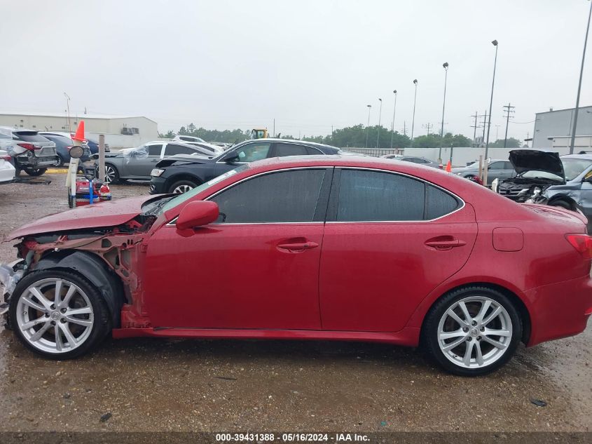 2006 Lexus Is 350 VIN: JTHBE262662002636 Lot: 39431388