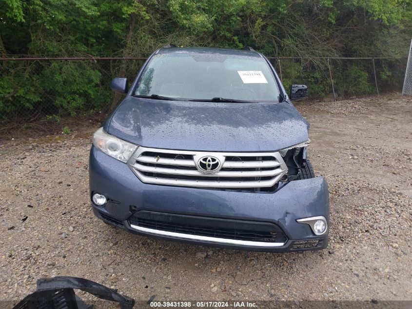 2012 Toyota Highlander Base V6 VIN: 5TDBK3EH3CS098610 Lot: 39431398