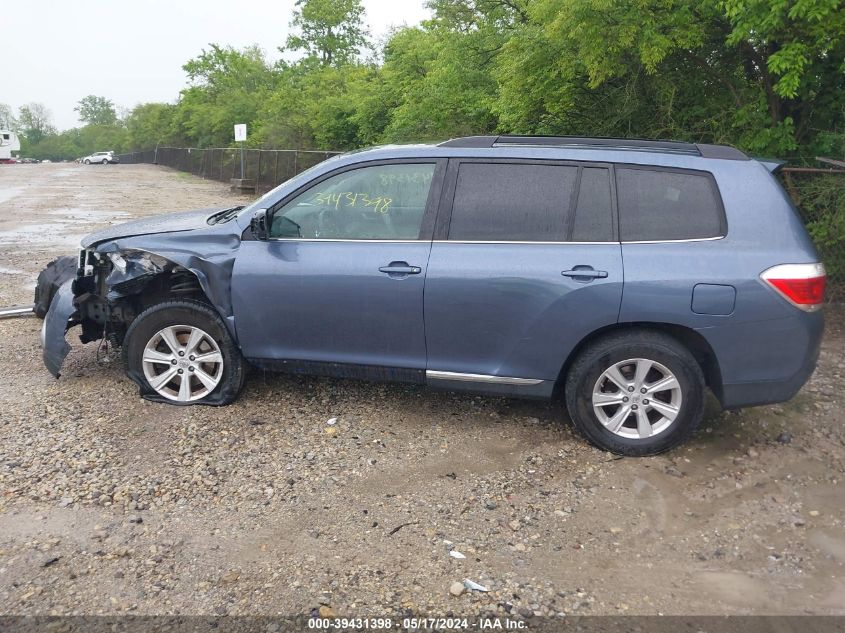 2012 Toyota Highlander Base V6 VIN: 5TDBK3EH3CS098610 Lot: 39431398