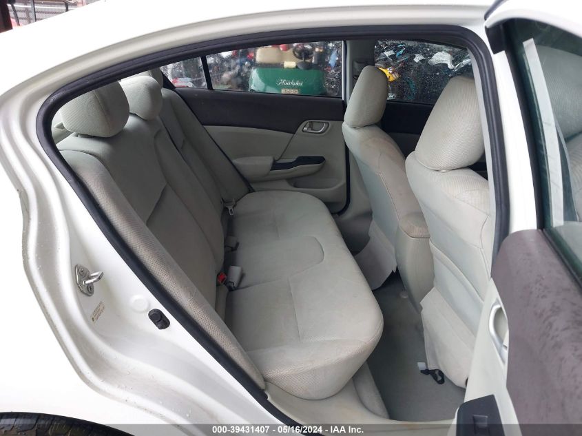 2012 Honda Civic Lx VIN: 2HGFB2F51CH555544 Lot: 39431407