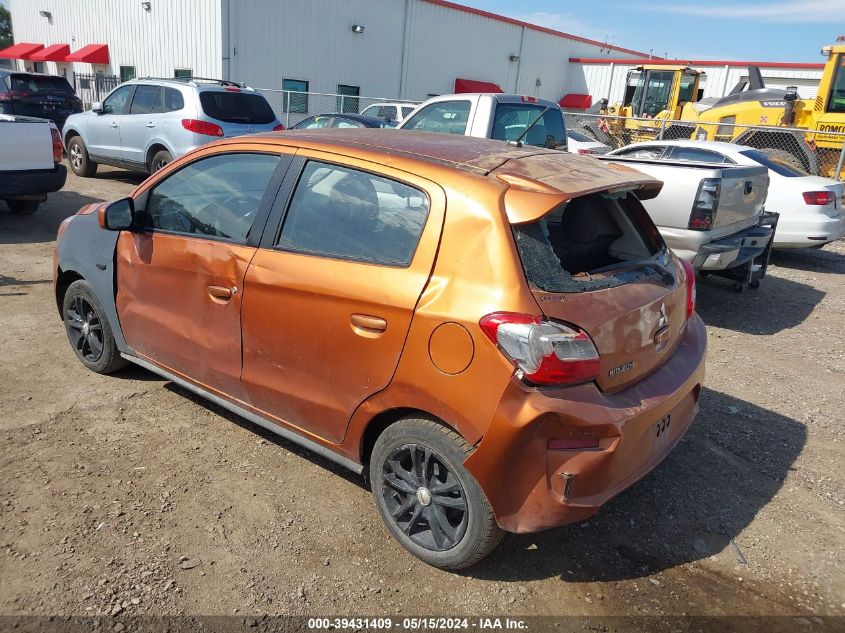 2017 Mitsubishi Mirage Es VIN: ML32A3HJ5HH016506 Lot: 39431409