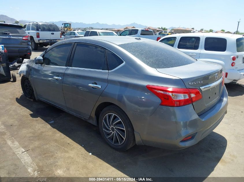 2017 Nissan Sentra Sv VIN: 3N1AB7APXHL648241 Lot: 39431411