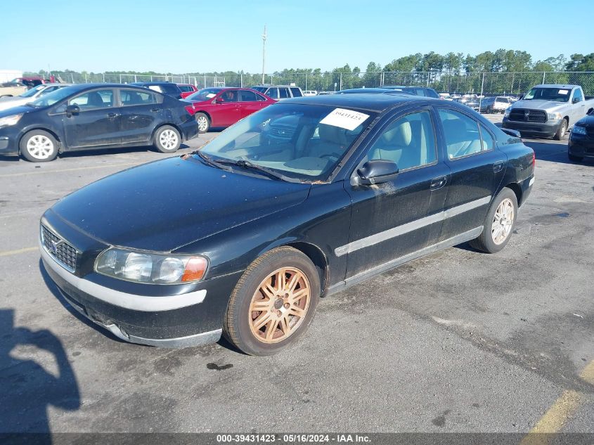 2003 Volvo S60 VIN: YV1RS61T232259931 Lot: 39431423