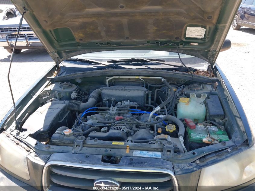 2003 Subaru Forester X VIN: JF1SG63693H755697 Lot: 39431428