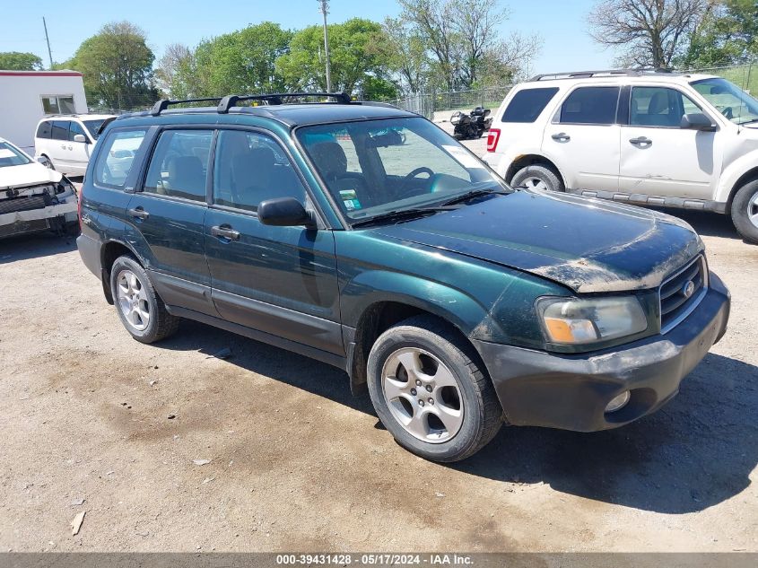 2003 Subaru Forester X VIN: JF1SG63693H755697 Lot: 39431428