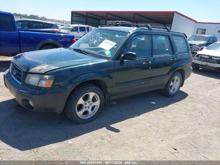 2003 Subaru Forester X VIN: JF1SG63693H755697 Lot: 39431428