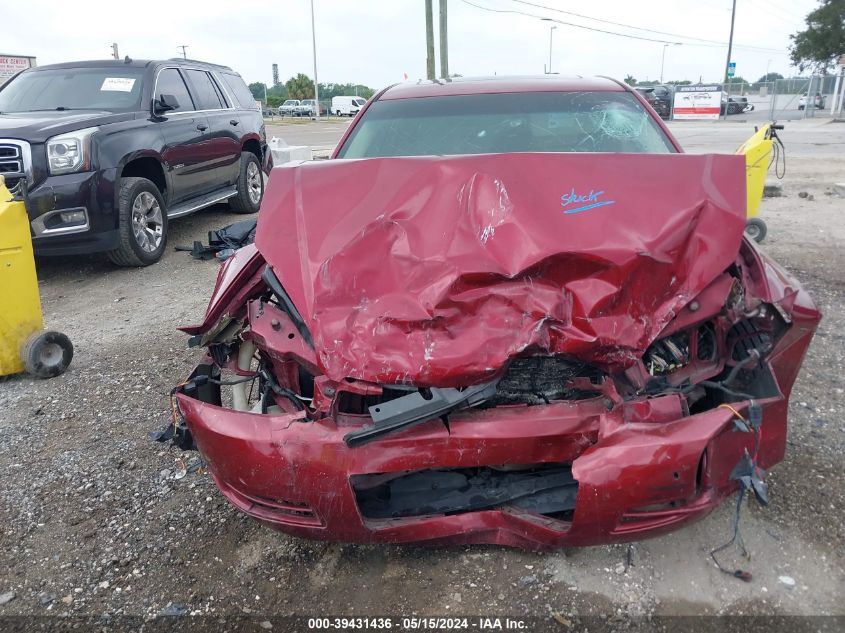 2008 Chevrolet Impala Lt VIN: 2G1WT58K281275205 Lot: 39431436