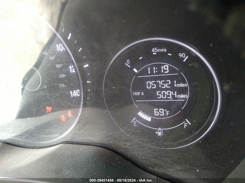 2019 Honda Hr-V Lx VIN: 3CZRU6H38KG721947 Lot: 39431458