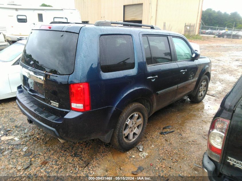 2011 Honda Pilot Touring VIN: 5FNYF4H94BB048438 Lot: 39431465