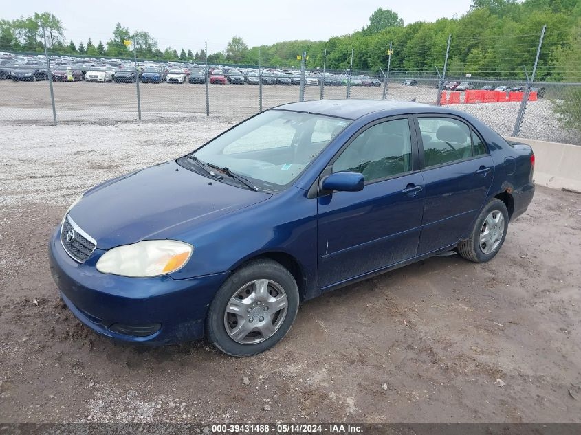 2006 Toyota Corolla Le VIN: 1NXBR32E76Z628045 Lot: 39431488