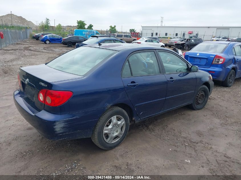 2006 Toyota Corolla Le VIN: 1NXBR32E76Z628045 Lot: 39431488