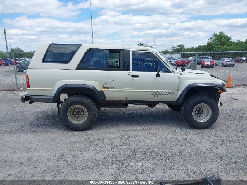 1986 Toyota 4Runner Rn60 VIN: JT4RN62D3G0020748 Lot: 39431493