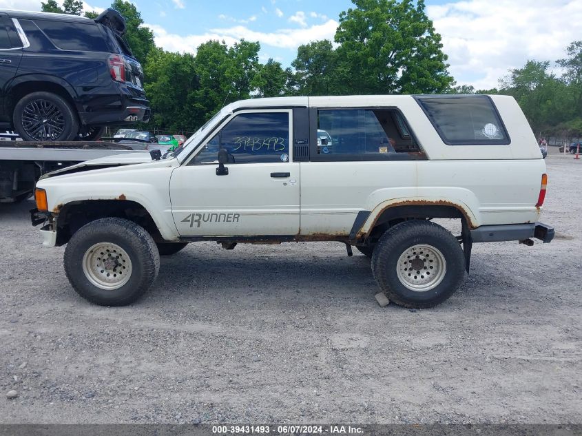 1986 Toyota 4Runner Rn60 VIN: JT4RN62D3G0020748 Lot: 39431493