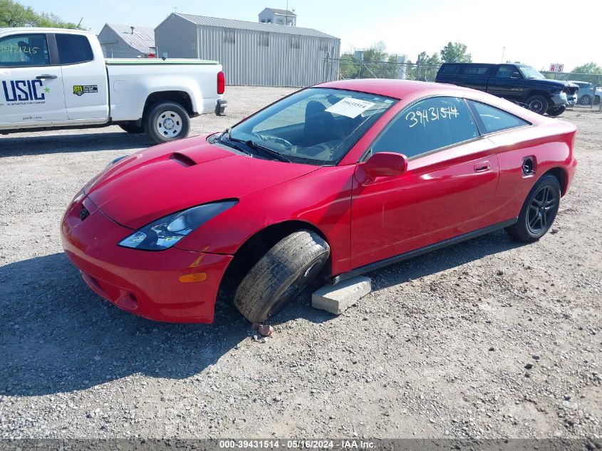 2001 Toyota Celica Gt VIN: JTDDR32T610091647 Lot: 39431514