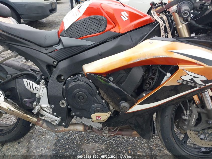 2009 Suzuki Gsx-R600 VIN: JS1GN7EA992101575 Lot: 39431520