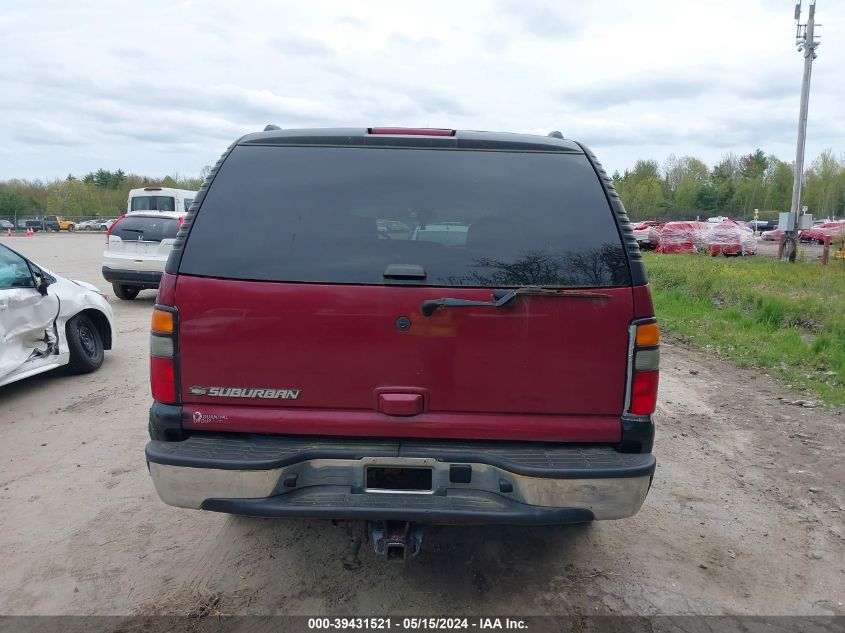 2006 Chevrolet Suburban 1500 Lt VIN: 1GNFK16Z66J154545 Lot: 39431521