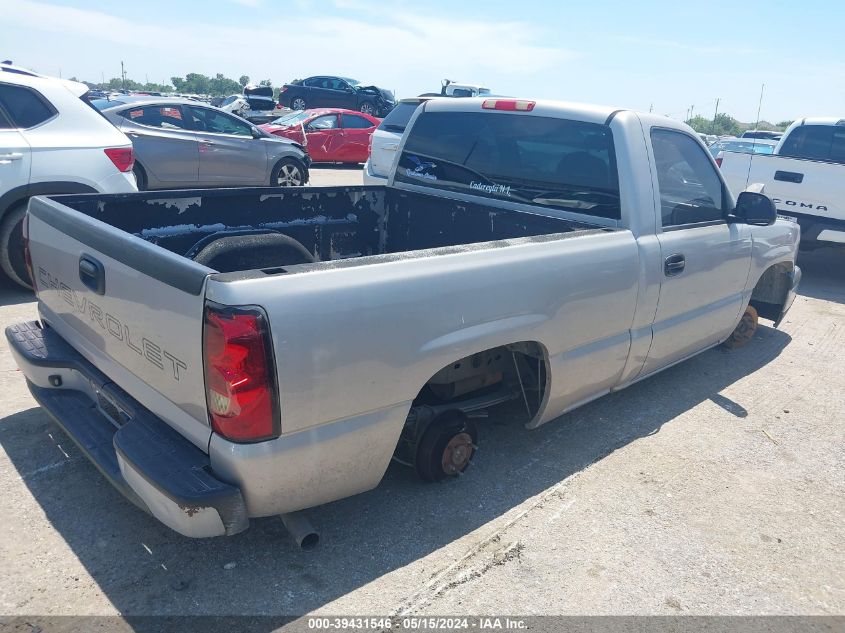 2007 Chevrolet Silverado 1500 Classic Work Truck VIN: 3GCEC14X07G241265 Lot: 39431546