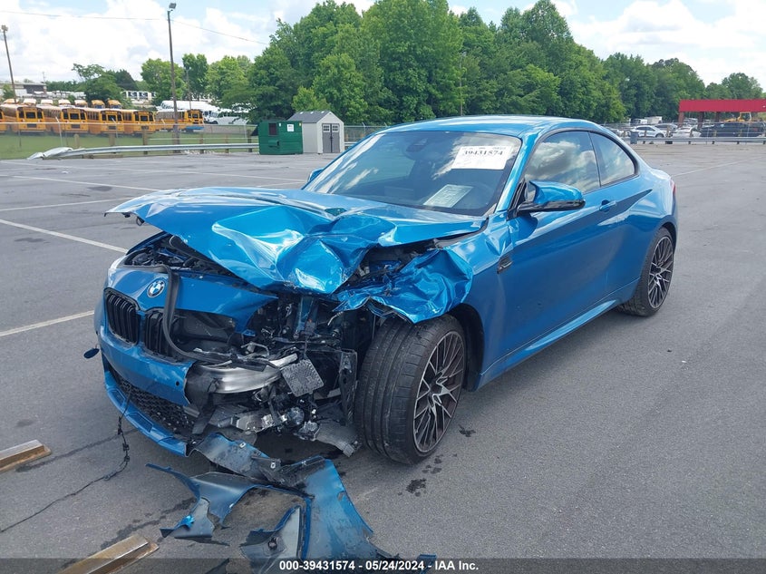 2021 BMW M2 Competition VIN: WBS2U7C01M7J66342 Lot: 39431574