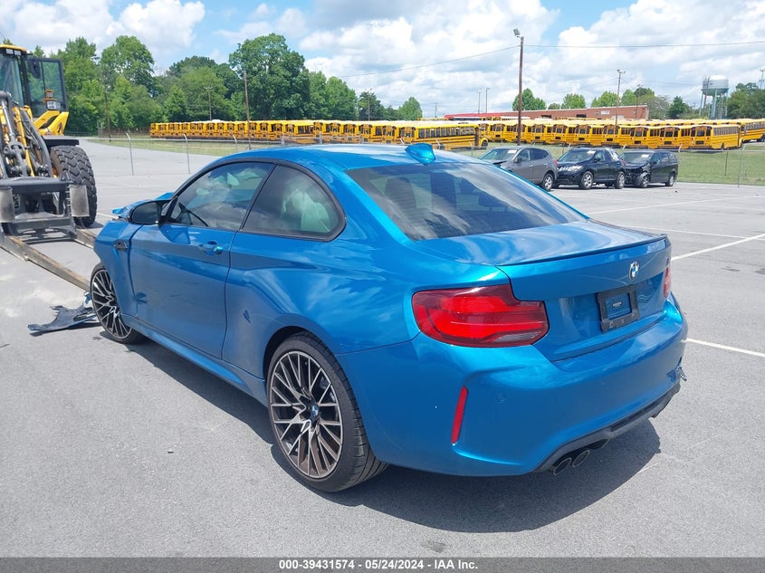 2021 BMW M2 Competition VIN: WBS2U7C01M7J66342 Lot: 39431574