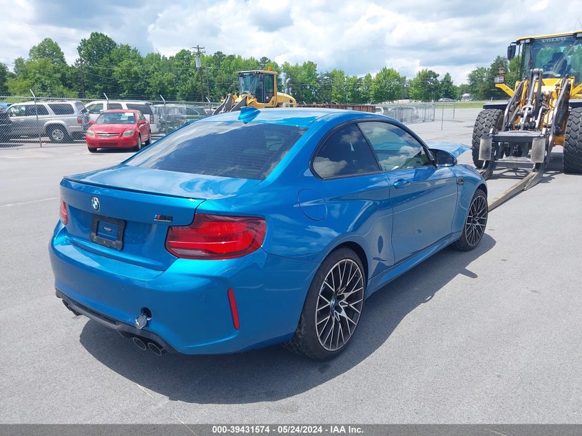 2021 BMW M2 Competition VIN: WBS2U7C01M7J66342 Lot: 39431574