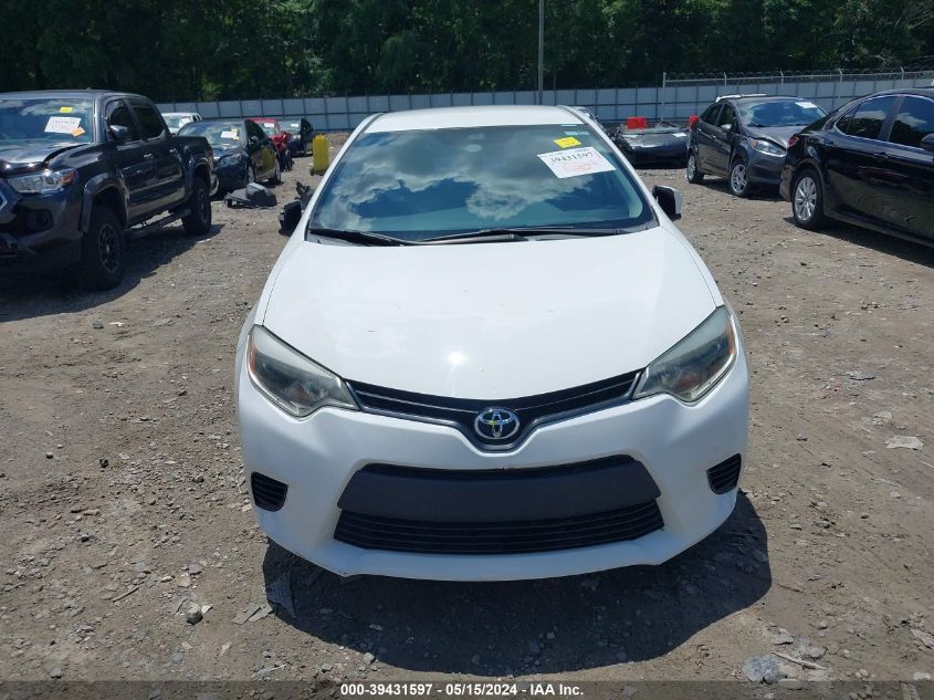 2014 Toyota Corolla Le VIN: 5YFBURHEXEP177802 Lot: 39431597