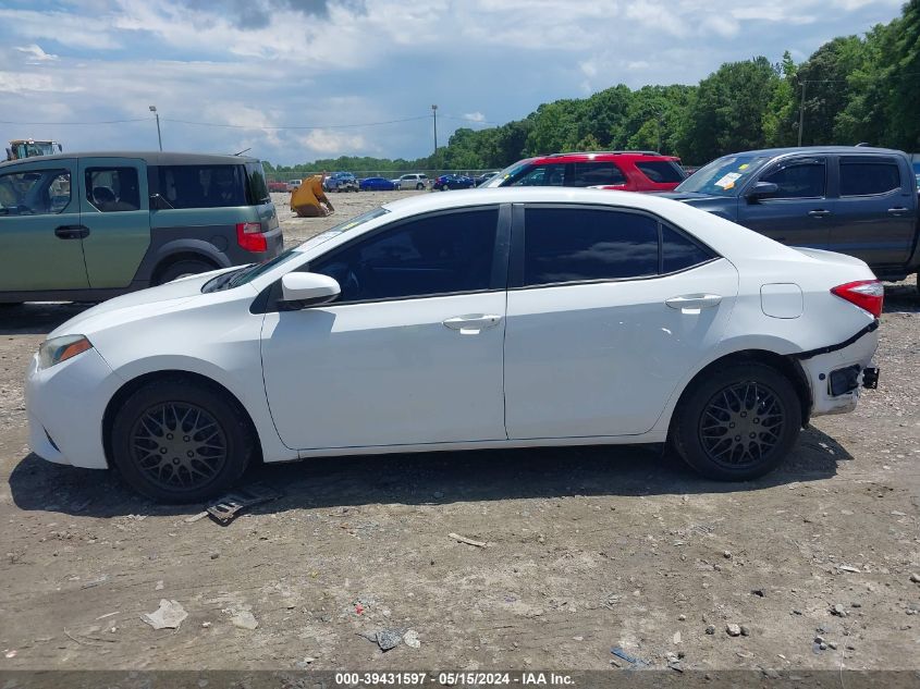 2014 Toyota Corolla Le VIN: 5YFBURHEXEP177802 Lot: 39431597