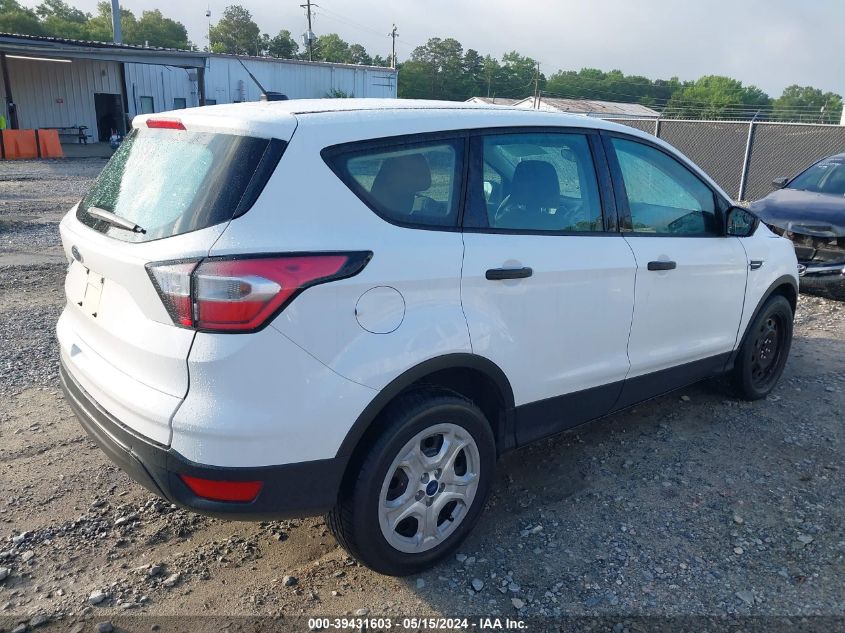 2017 Ford Escape S VIN: 1FMCU0F78HUE63882 Lot: 39431603