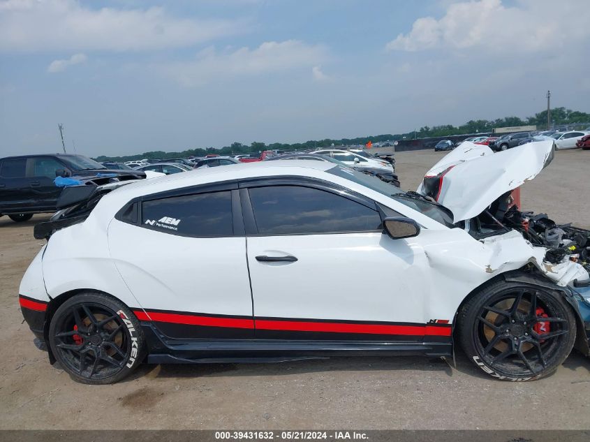 2021 Hyundai Veloster N VIN: KMHT36AH5MU010285 Lot: 39431632