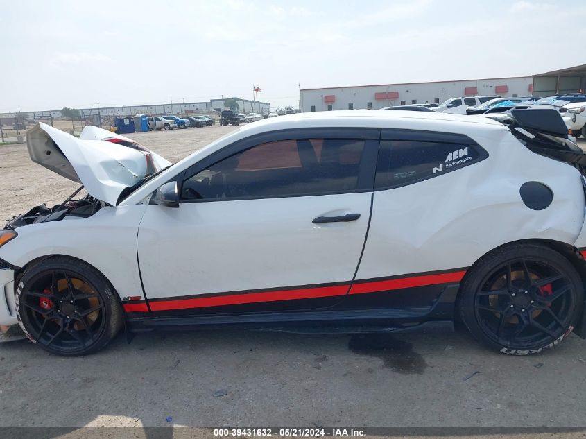 2021 Hyundai Veloster N VIN: KMHT36AH5MU010285 Lot: 39431632