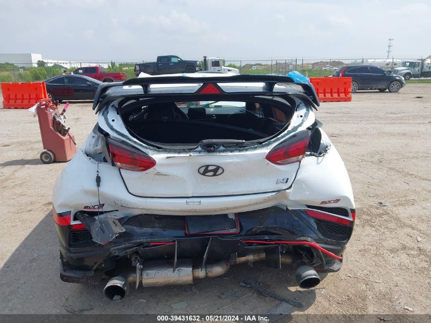 2021 Hyundai Veloster N VIN: KMHT36AH5MU010285 Lot: 39431632